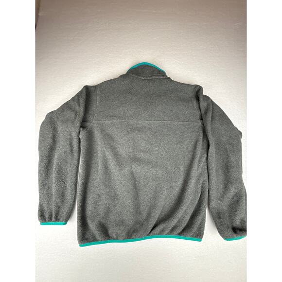 Patagonia synchilla T snap fleece teal/ gray women’s large - Picture 5 of 10